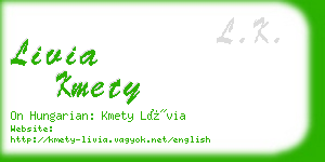 livia kmety business card